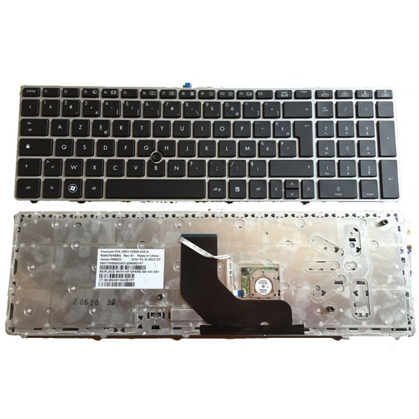خرید کیبورد لپ تاپ اچ پی Hp EliteBook 8560p ProBook 6560b 6565b 6570b 6575b بدون موس