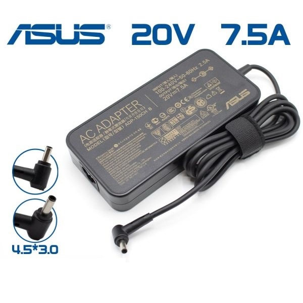 آداپتور ایسوس Adaptor Asus 20V 7.5A 4.5*3.0 اورجینال