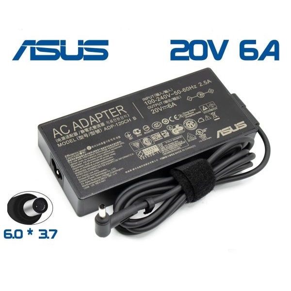 آداپتور ایسوس Adaptor Asus 20V 6A 6.0*3.7 اورجینال