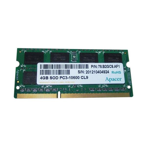 خرید رم لپ تاپ اپیسر Ram Apacer 4GB DDR3 1333 PC3-10600 شش ماه گارانتی