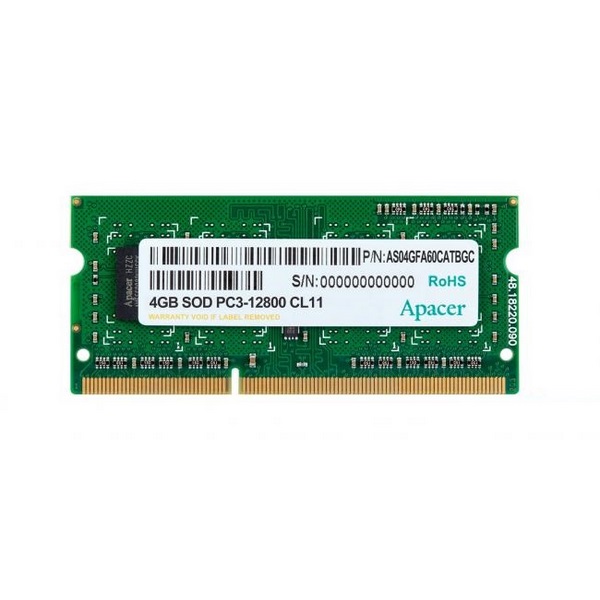 خرید رم لپ تاپ اپیسر Ram Apacer 4GB DDR3 1600 PC3-12800 یک سال گارانتی