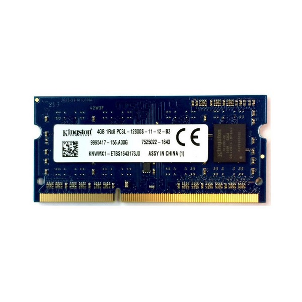خرید رم لپ تاپ کینگستون Ram Kingston 4GB DDR3L 1600 PC3L-12800 شش ماه گارانتی