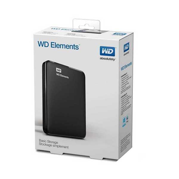 خرید هارد اکسترنال وسترن دیجیتال مدل WD Elements ظرفیت 1 ترابایت