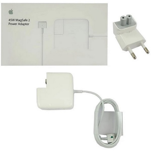 آداپتور اورجینال مک بوک اپل Adaptor Apple Magsafe 2 14.85V 3.05A 45w اورجینال
