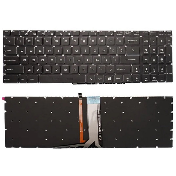 خرید کیبورد لپ تاپ ام اس آی MSI GE62 CX62 GT62 بک لایت