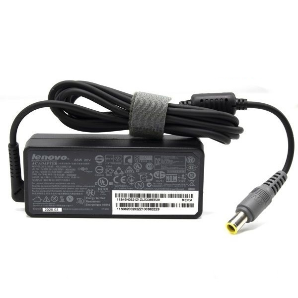 خرید آداپتور اورجینال لپ تاپ لنوو Adaptor Lenovo 20V 3.25A 7.9*5.5