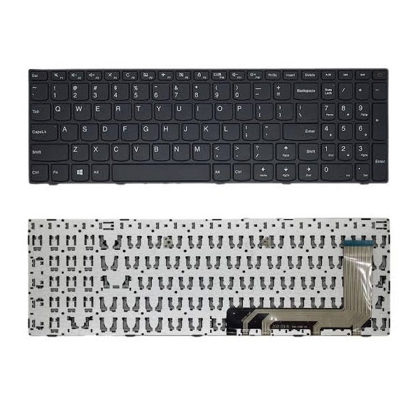 کیبورد لپ تاپ لنوو Lenovo Ideapad 110 با دکمه پاور با فریم