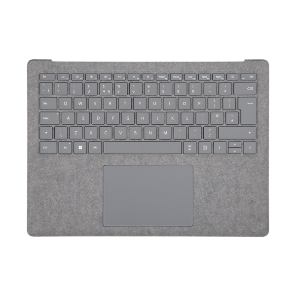 خرید کیبورد مایکروسافت سرفیس لپ تاپ Microsoft Surface Laptop 3, 4 , 5 نمدی خاکستری بهمراه تاچ پد